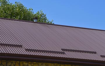 typical Channels End corrugated roof uses