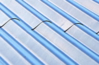 Channels End corrugated roofing